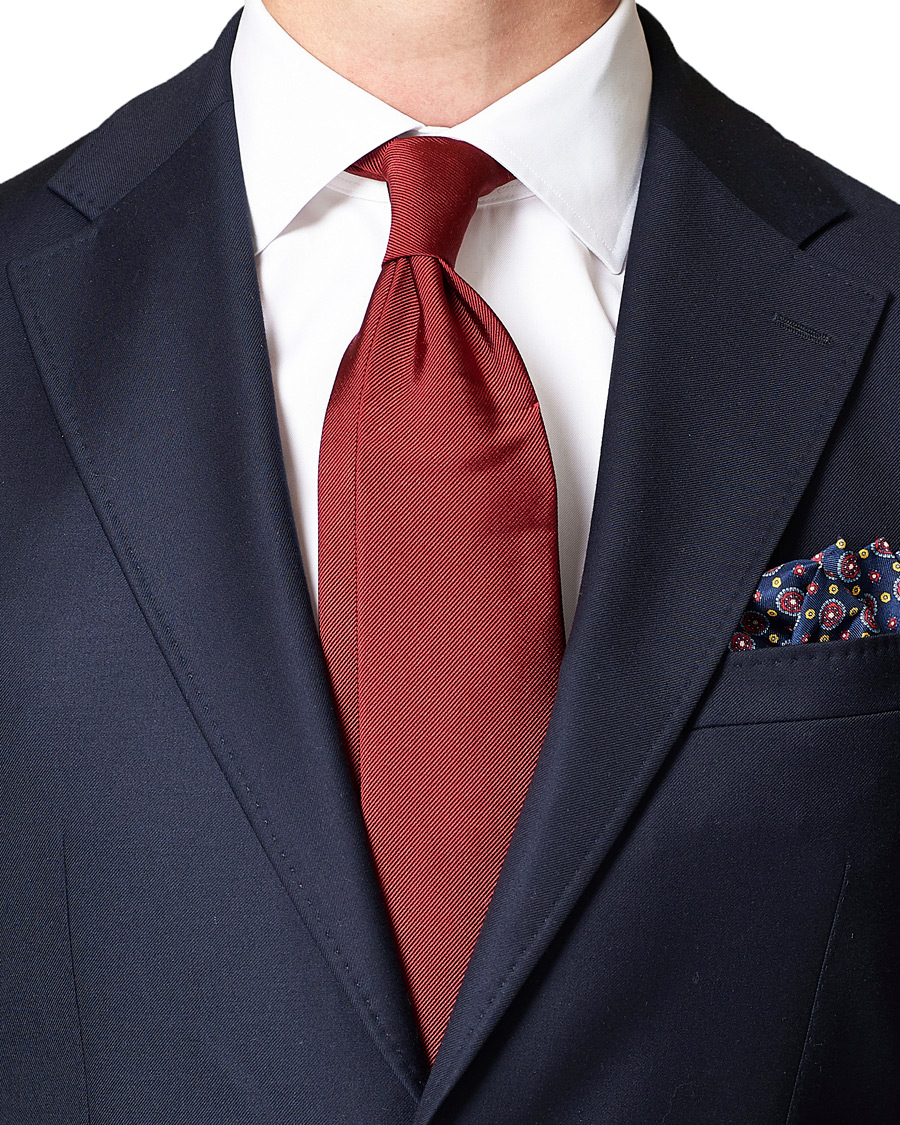 Homme | Amanda Christensen Plain Classic Tie 8 cm Wine Red | Amanda Christensen | Plain Classic Tie 8 cm Wine Red