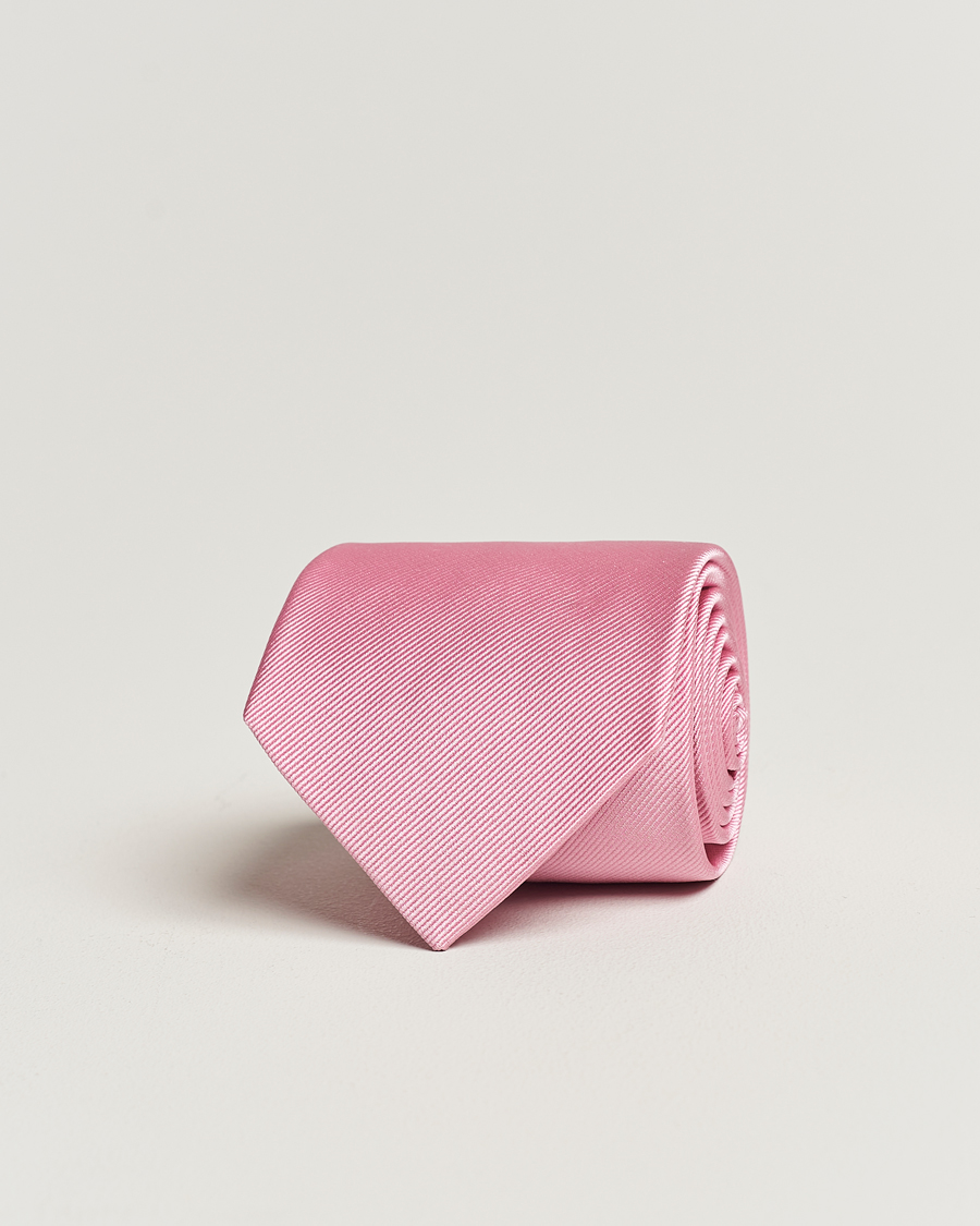 Heren | Stropdassen | Amanda Christensen | Plain Classic Tie 8 cm Pink
