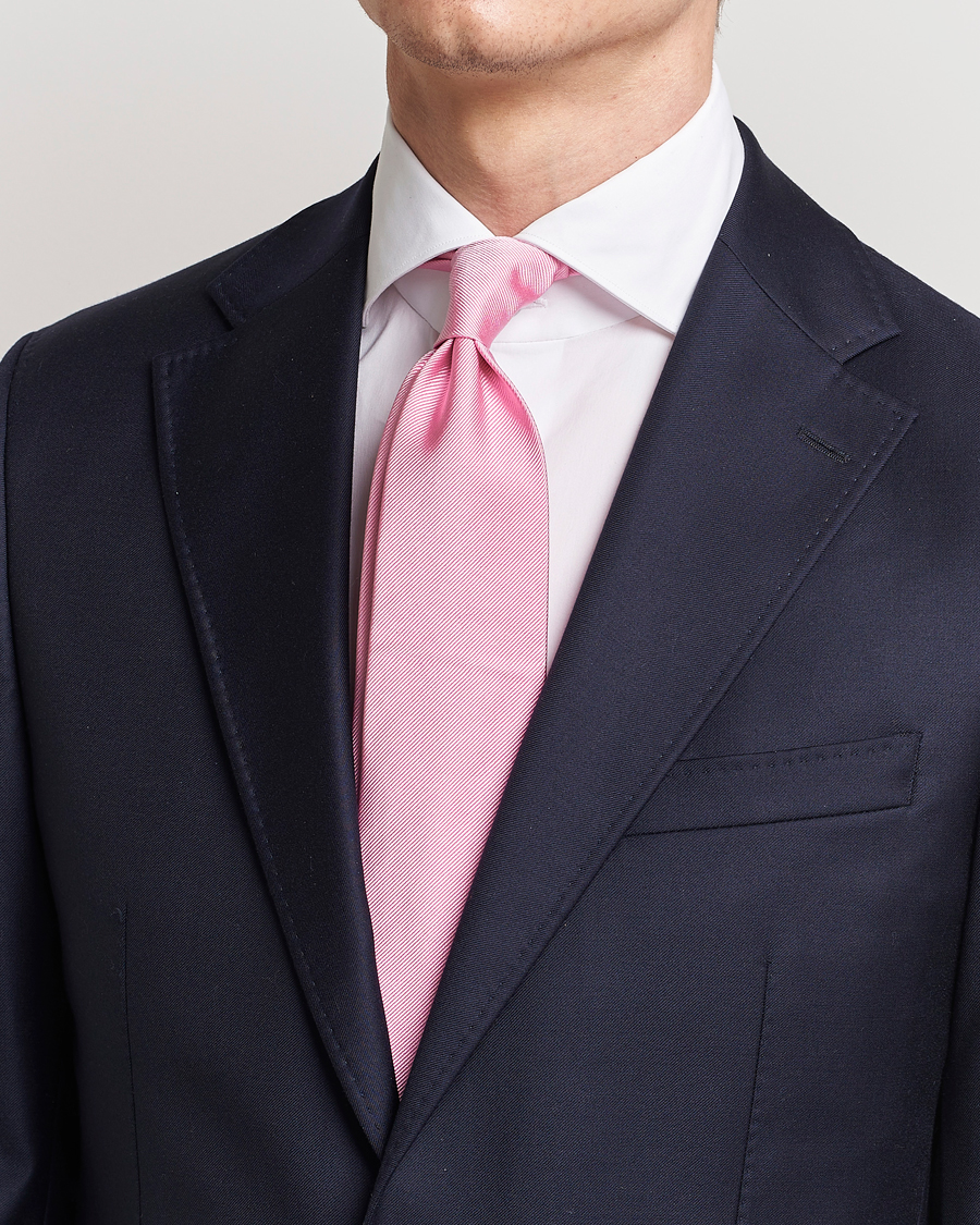 Homme | Amanda Christensen Plain Classic Tie 8 cm Pink | Amanda Christensen | Plain Classic Tie 8 cm Pink