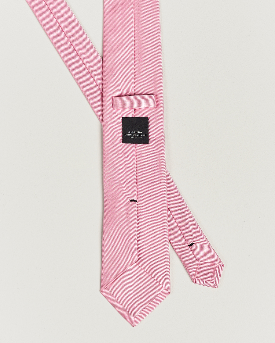 Homme | Amanda Christensen Plain Classic Tie 8 cm Pink | Amanda Christensen | Plain Classic Tie 8 cm Pink