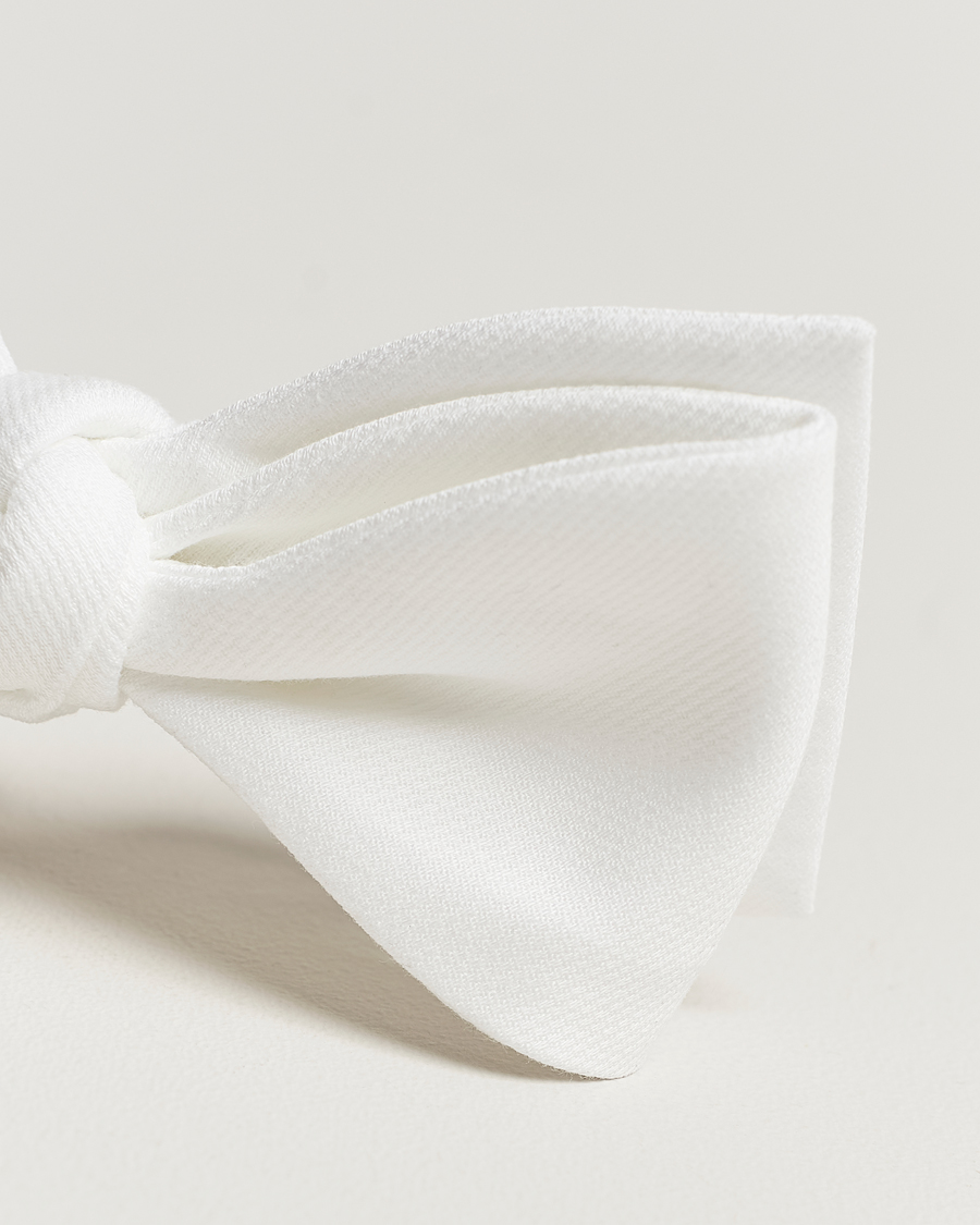 Heren | Amanda Christensen Cotton Pique Self Tie White | Amanda Christensen | Cotton Pique Self Tie White