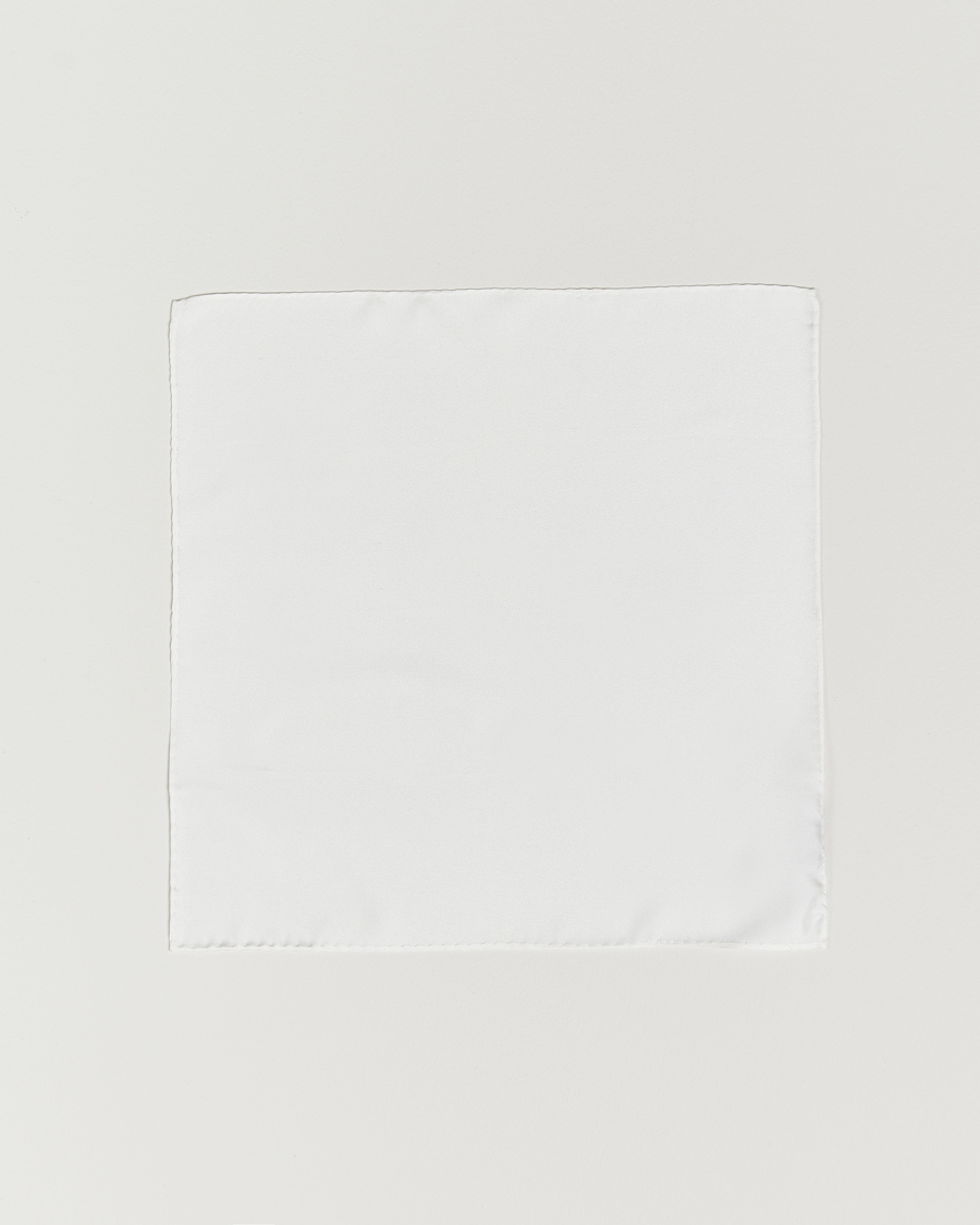 Heren | Pochets | Amanda Christensen | Handkercheif Silk White