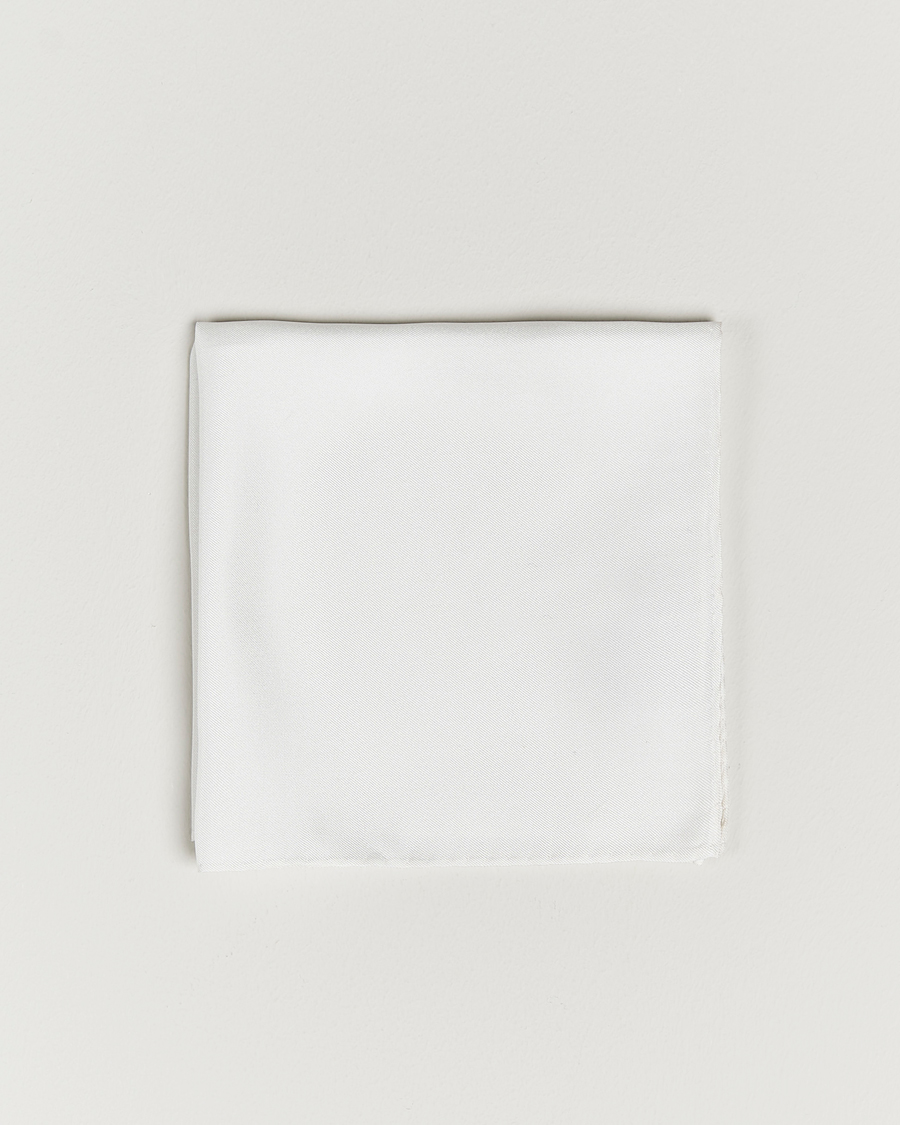 Heren | Pochets | Amanda Christensen | Handkercheif Silk White