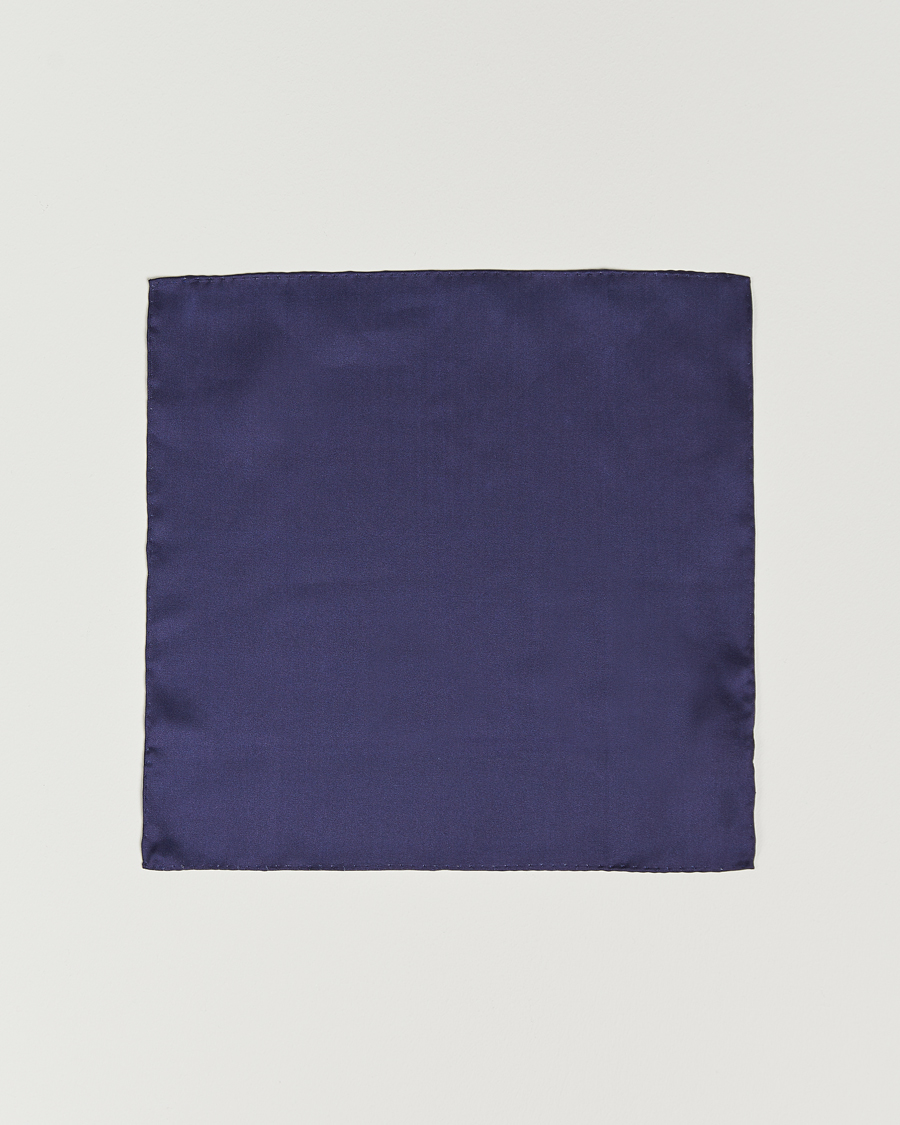 Heren | Pochets | Amanda Christensen | Handkercheif Silk Navy