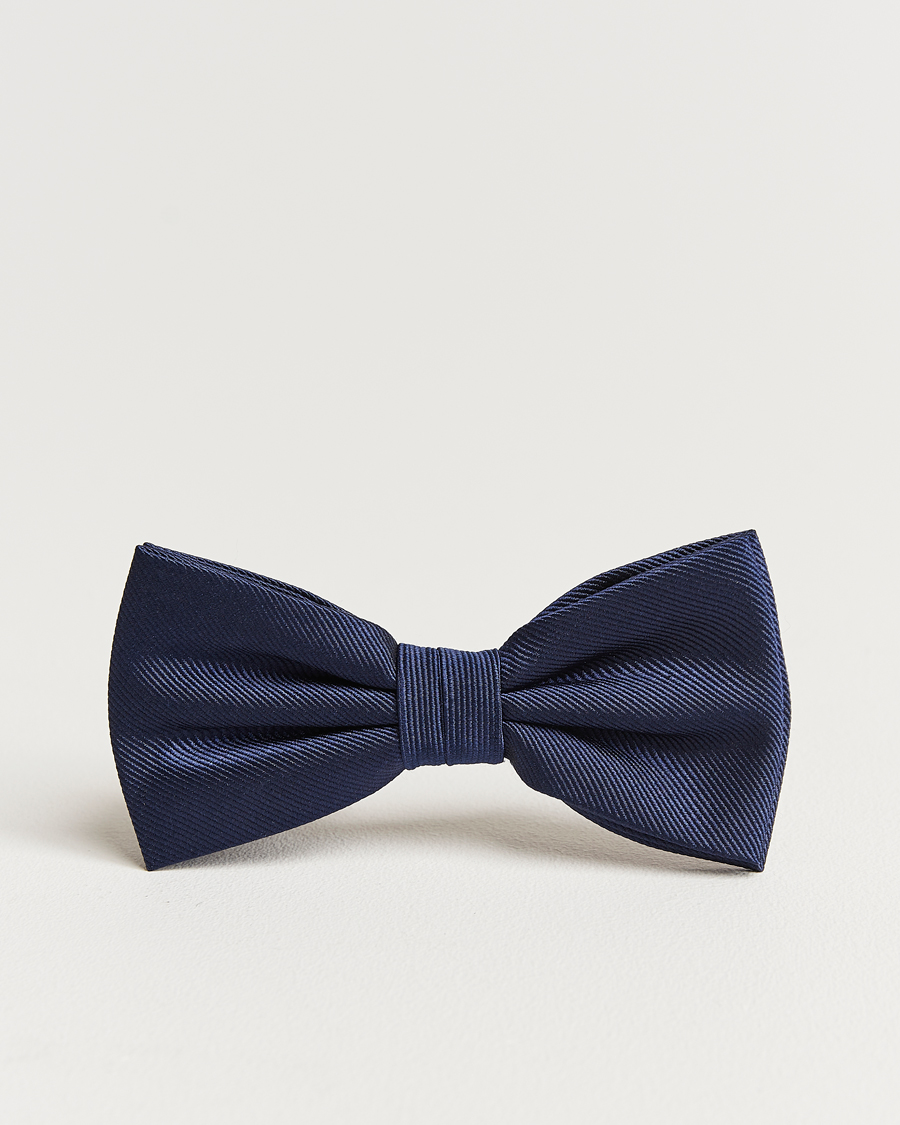 Heren | Amanda Christensen Pre Tie Silk Navy | Amanda Christensen | Pre Tie Silk Navy