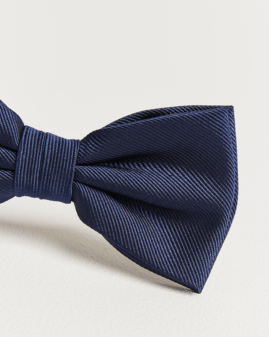 Heren | Amanda Christensen Pre Tie Silk Navy | Amanda Christensen | Pre Tie Silk Navy