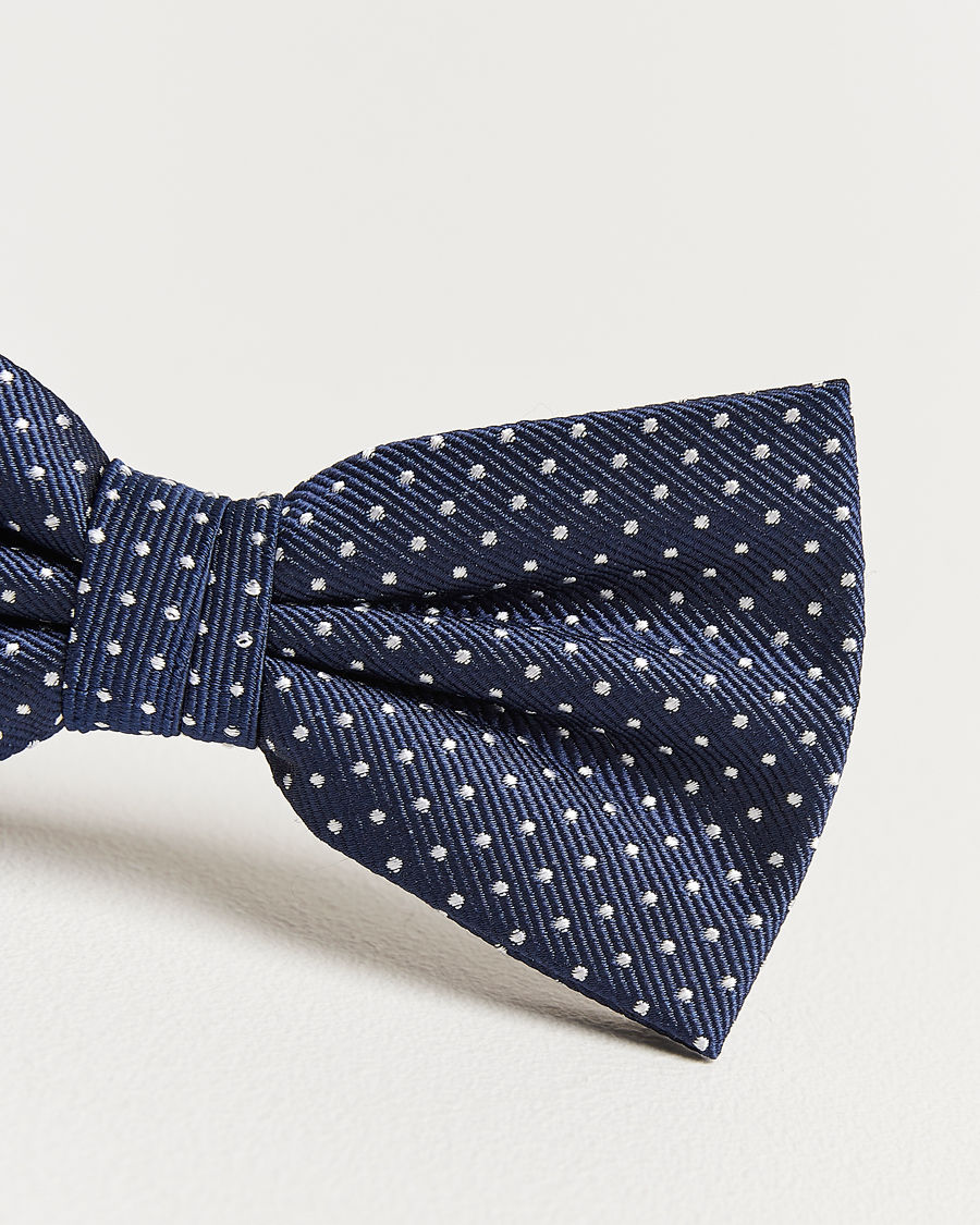 Homme | Amanda Christensen Micro Dot Pre Tie Silk Navy | Amanda Christensen | Micro Dot Pre Tie Silk Navy