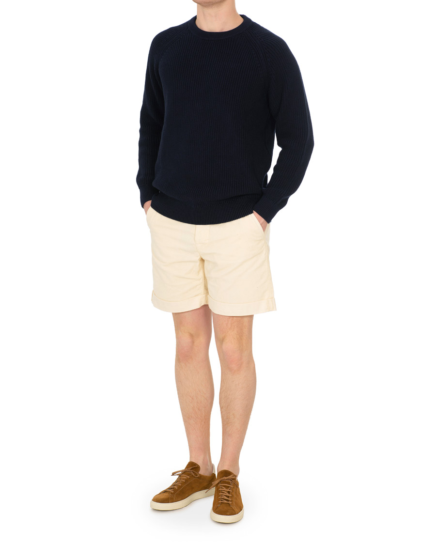 Heren | Korte broek | Nudie Jeans | Luke Baby Cord Shorts Dusty White