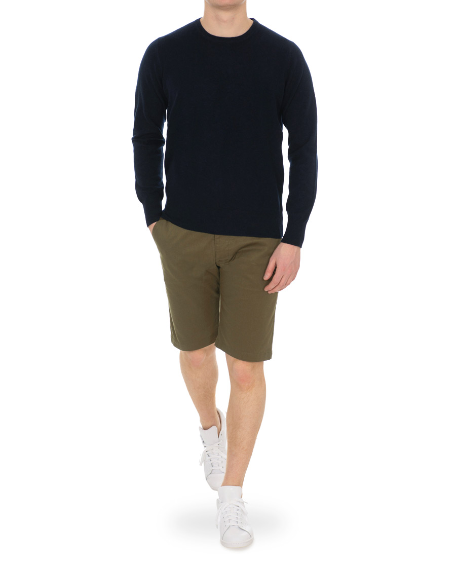 Homme | Shorts | Samsøe Samsøe | Samsøe & Samsøe Balder Cotton Shorts Olive Night
