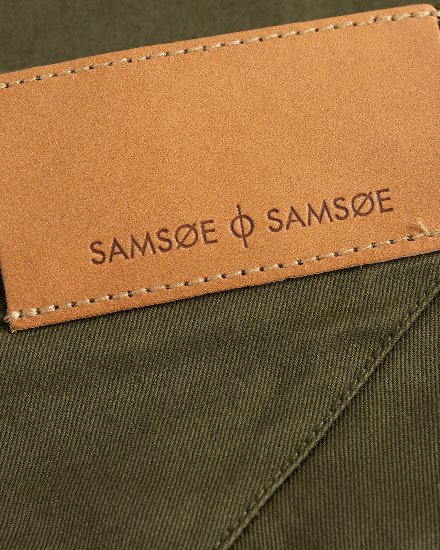 Homme | Shorts | Samsøe Samsøe | Samsøe & Samsøe Balder Cotton Shorts Olive Night