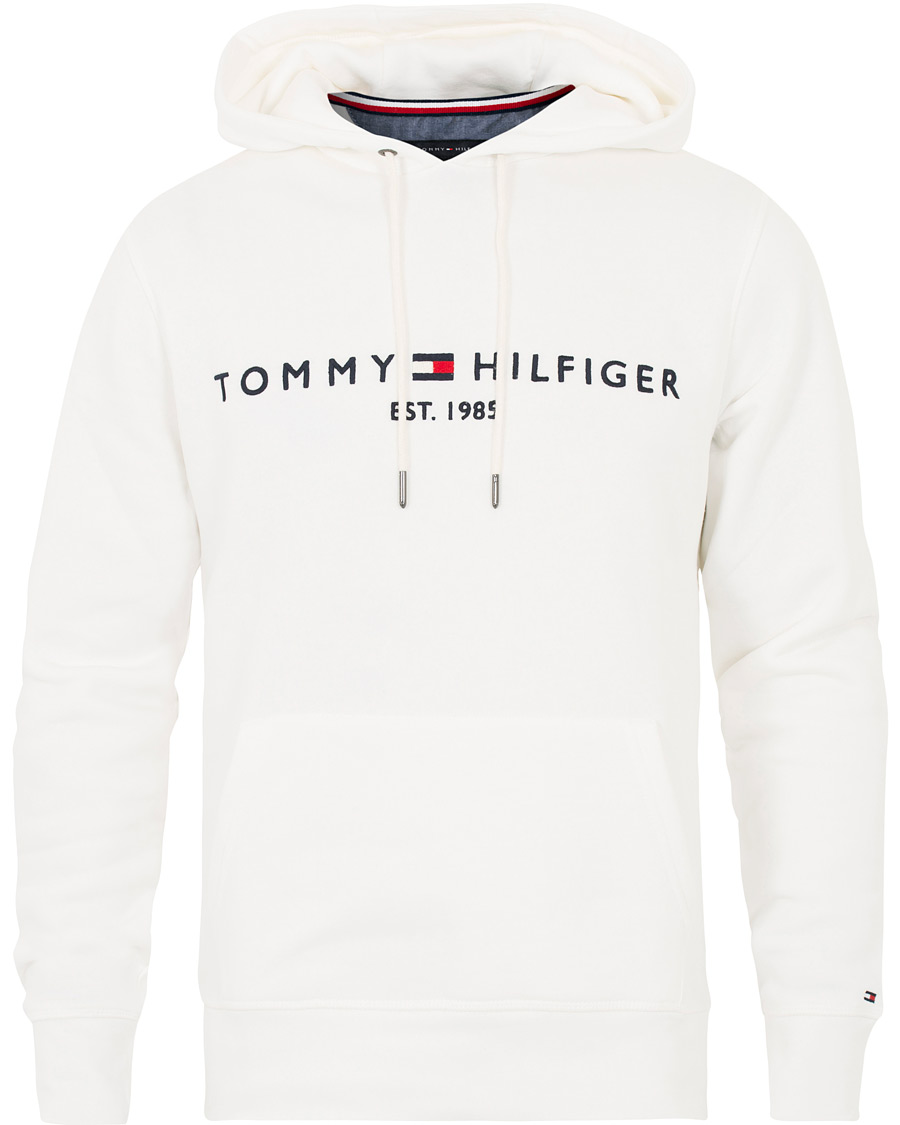 Homme | Pulls Et Tricots | Tommy Hilfiger | Logo Hoodie Snow White