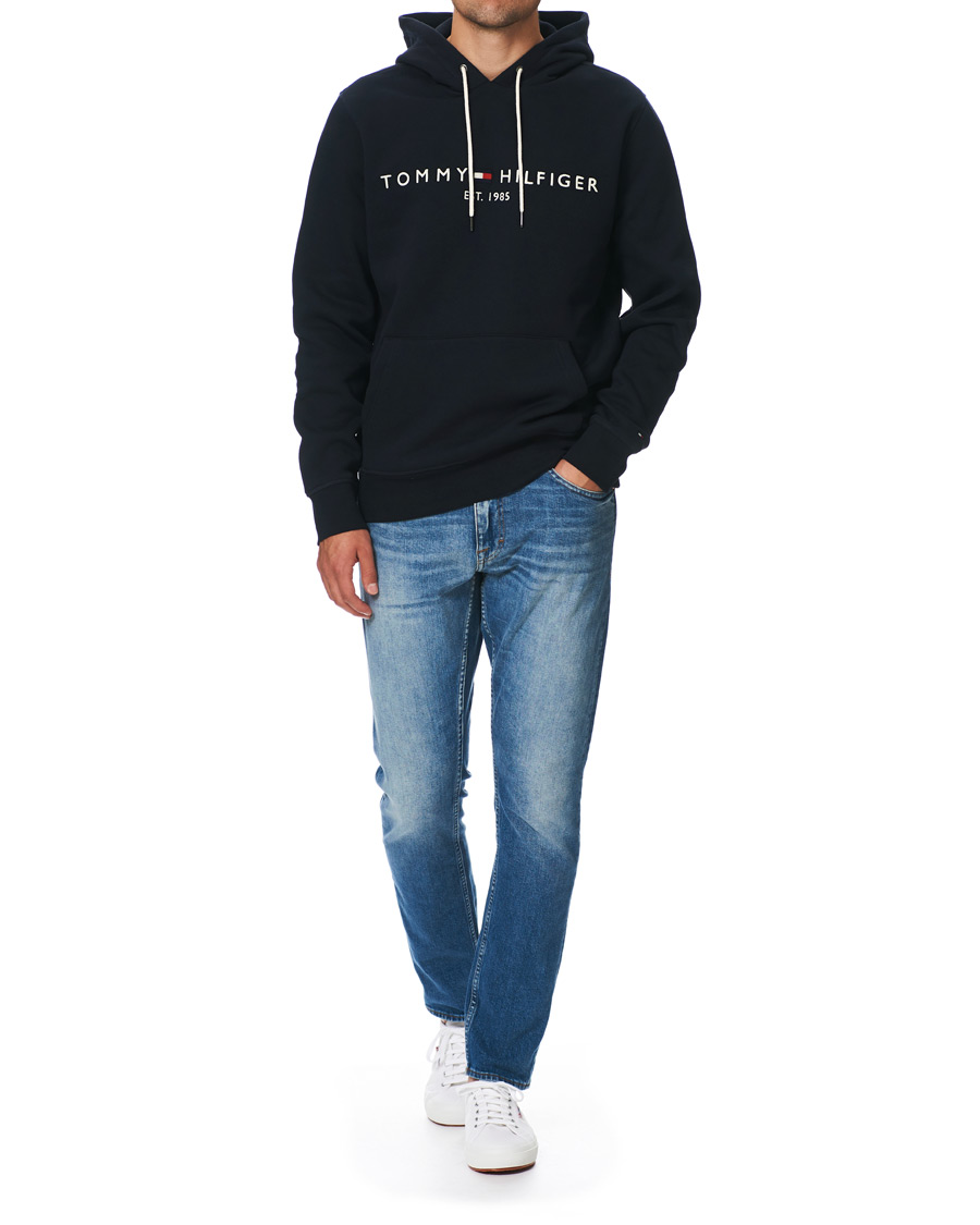 Homme | Pulls Et Tricots | Tommy Hilfiger | Logo Hoodie Sky Captain