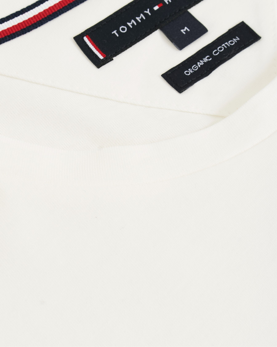 Homme | T-shirts | Tommy Hilfiger | Logo Crew Neck Tee Snow White