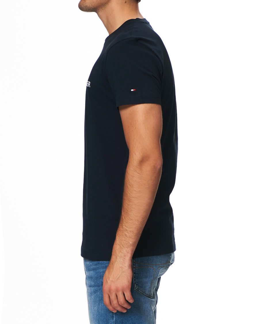 Homme | T-shirts | Tommy Hilfiger | Logo Crew Neck Tee Sky Captain