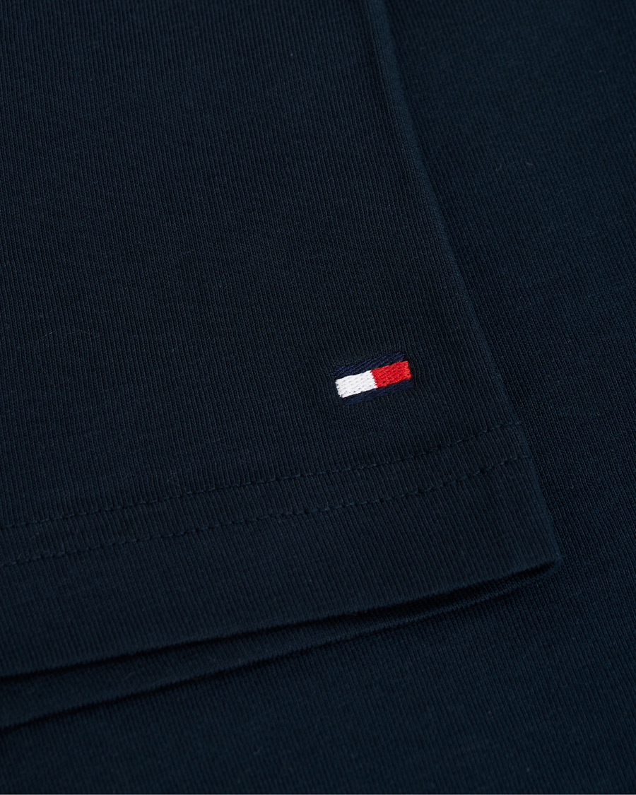 Homme | T-shirts | Tommy Hilfiger | Logo Crew Neck Tee Sky Captain