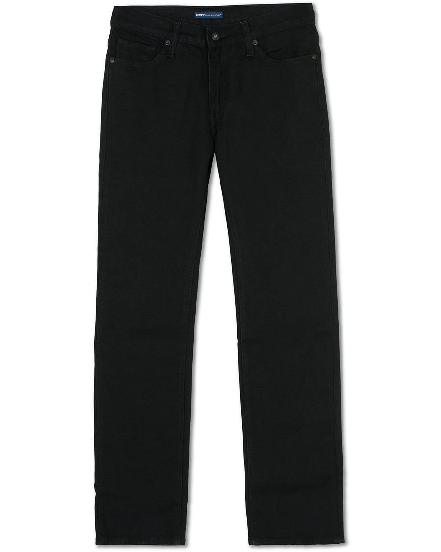 Homme | Jeans | Levi's Made & Crafted | 511 Slim Fit Stretch Black Rinse Jeans Black