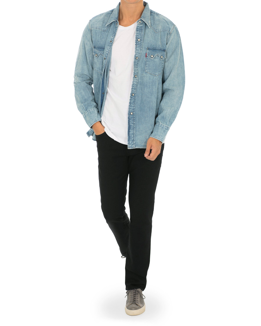 Homme | Jeans | Levi's Made & Crafted | 511 Slim Fit Stretch Black Rinse Jeans Black