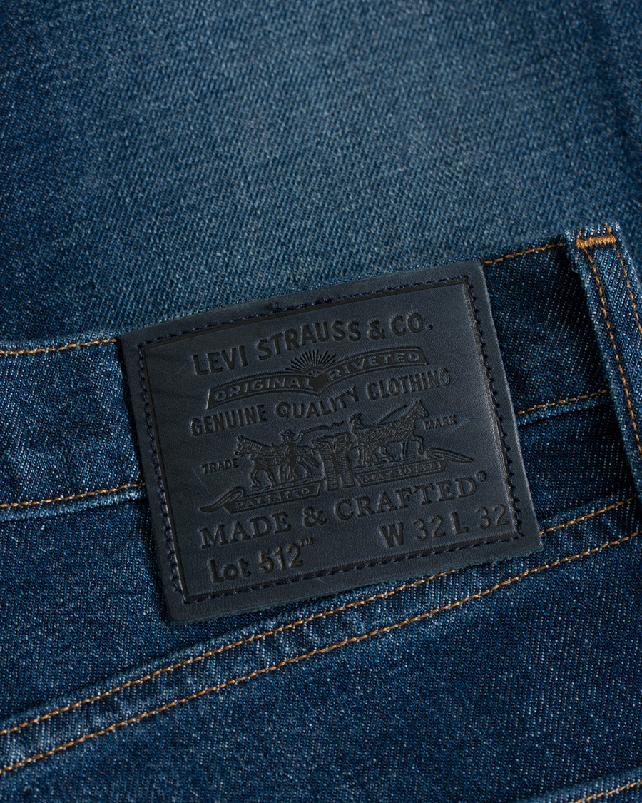 Homme | Jeans | Levi's Made & Crafted | 512 Tapered Fit Stretch Buchanan Jeans Dark Blue
