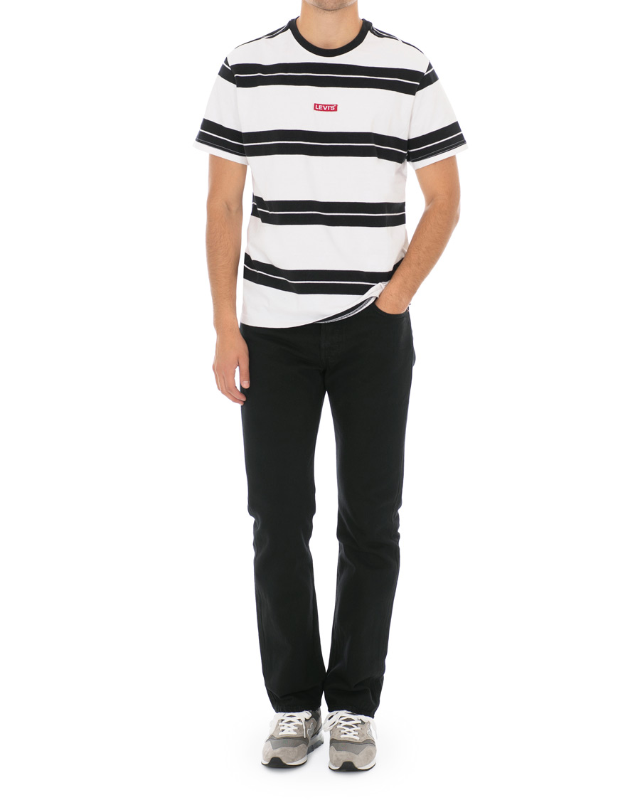 Homme | T-shirts | Levi's | Baby Tab Stripe Tee Black/White