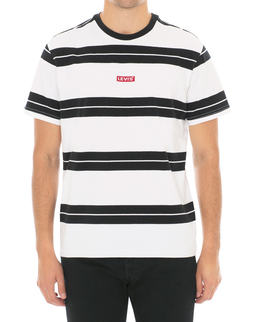 Homme | T-shirts | Levi's | Baby Tab Stripe Tee Black/White