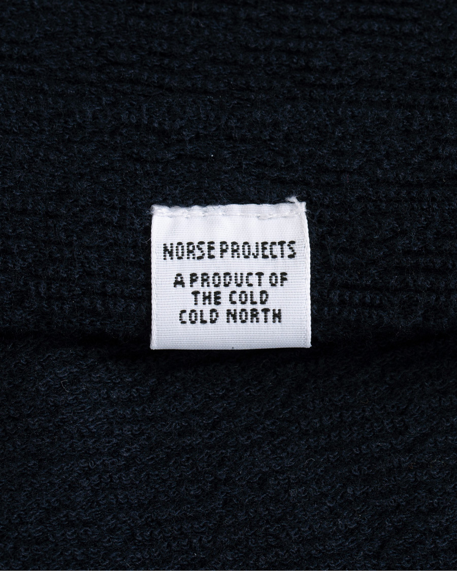 Heren | T-shirts | Norse Projects | Johannes Texture Short Sleeve T-Shirt Dark Navy