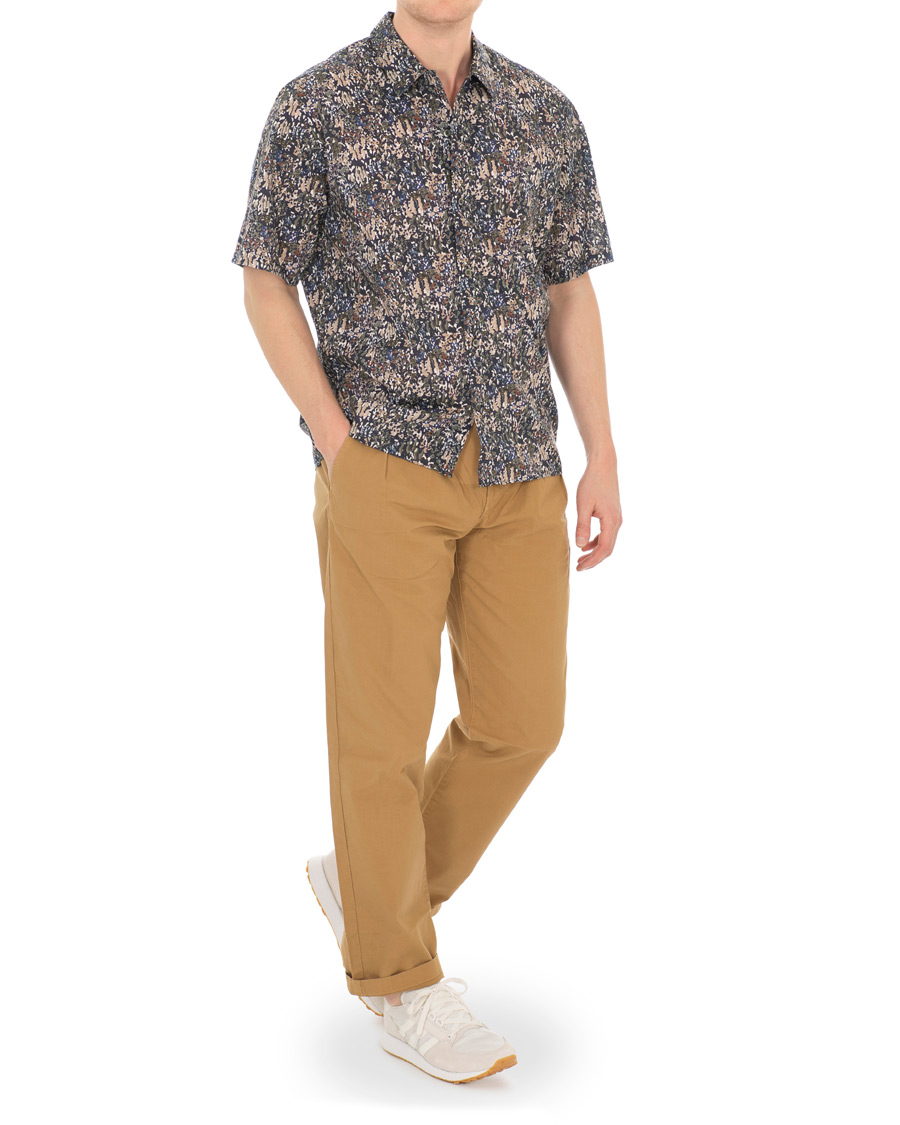 Heren | Overhemden | Norse Projects | Liberty London Short Sleeve Casual Shirt Ivy Green