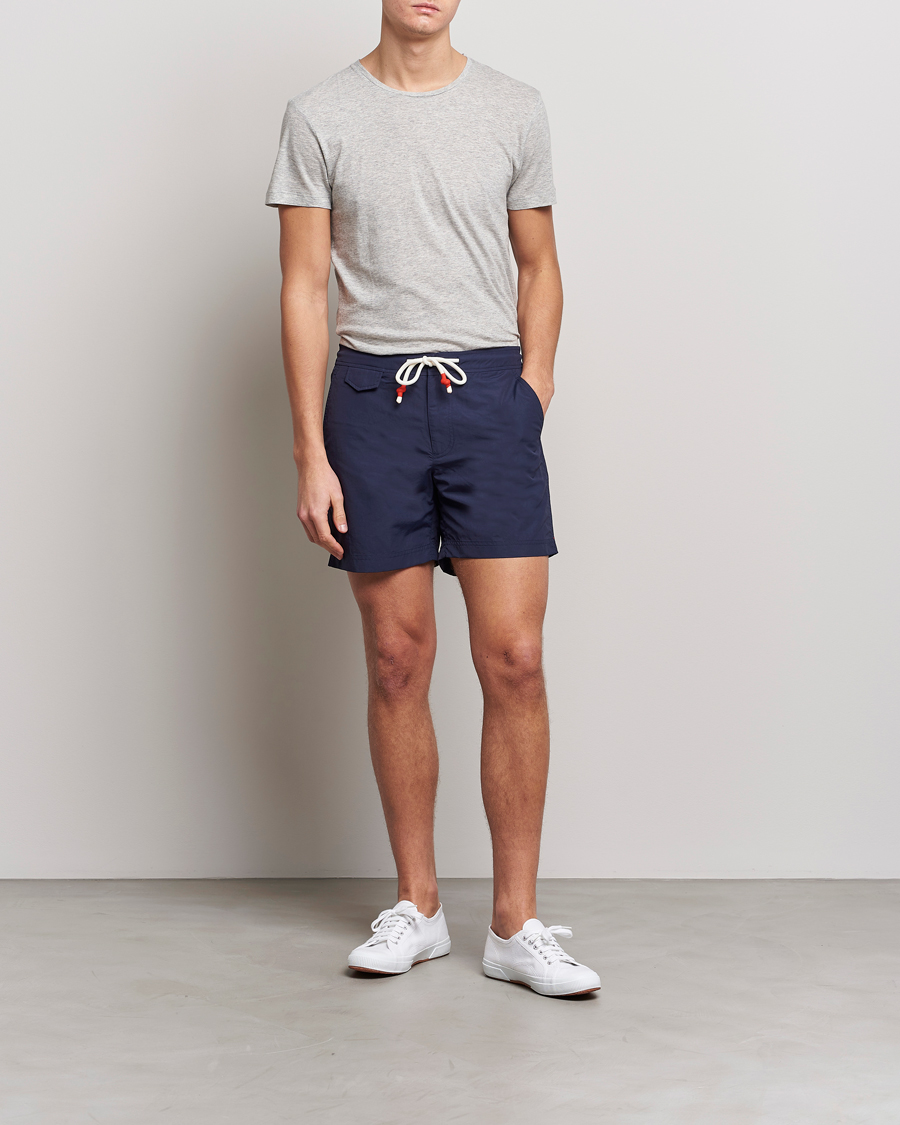 Homme | Maillots De Bain | Orlebar Brown | Standard Drawcord Swimshorts Navy
