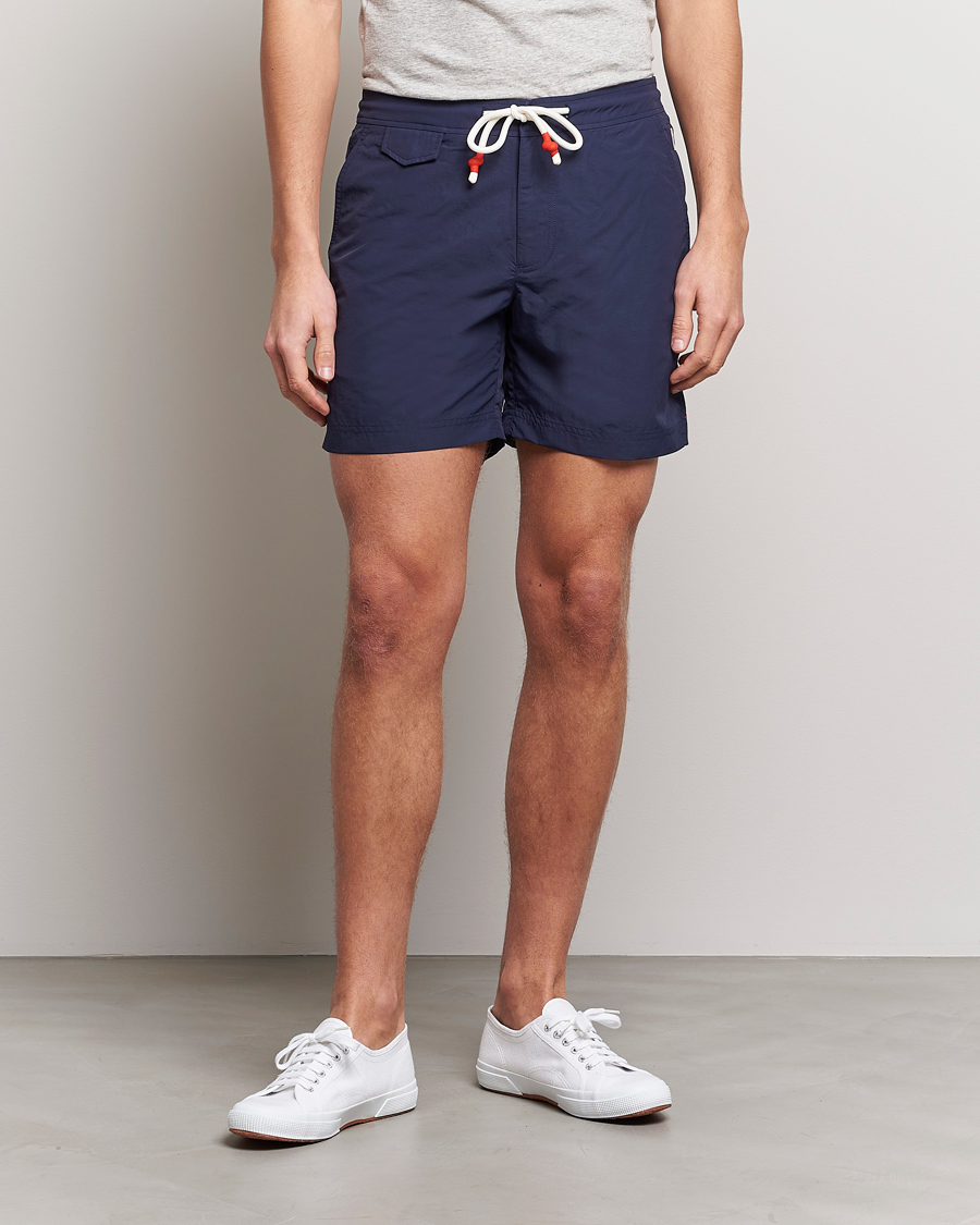 Homme | Maillots De Bain | Orlebar Brown | Standard Drawcord Swimshorts Navy