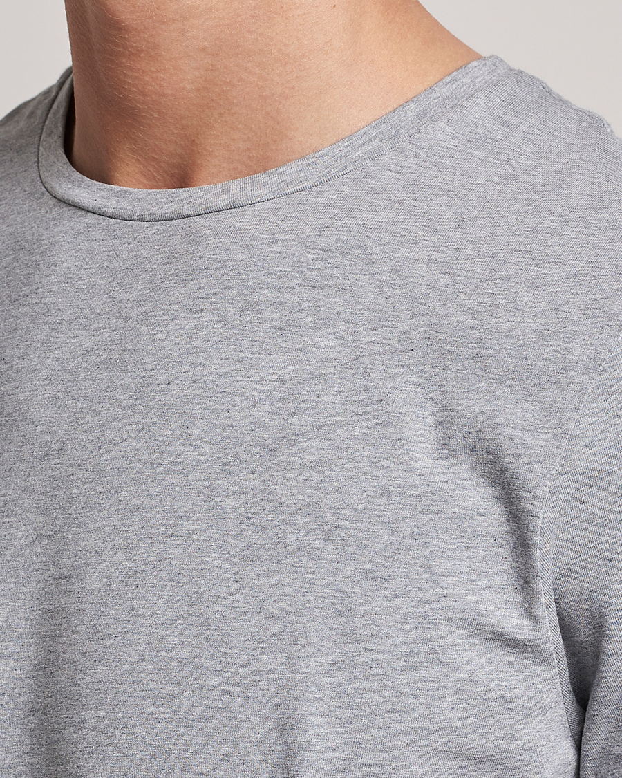 Homme | T-shirts | Bread & Boxers | 2-Pack Crew Neck Tee Grey Melange