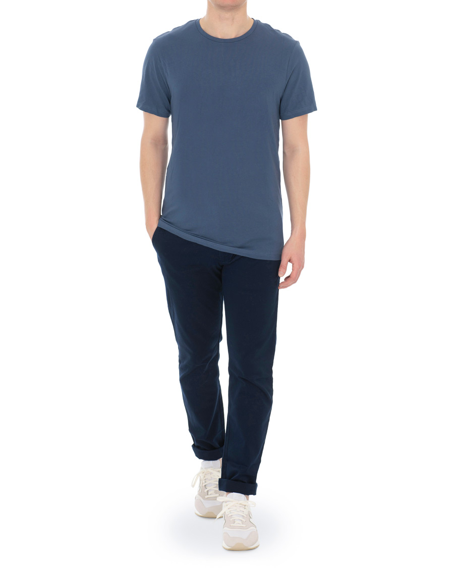Homme | T-shirts | Bread & Boxers | Crew Neck Tee Sky Blue