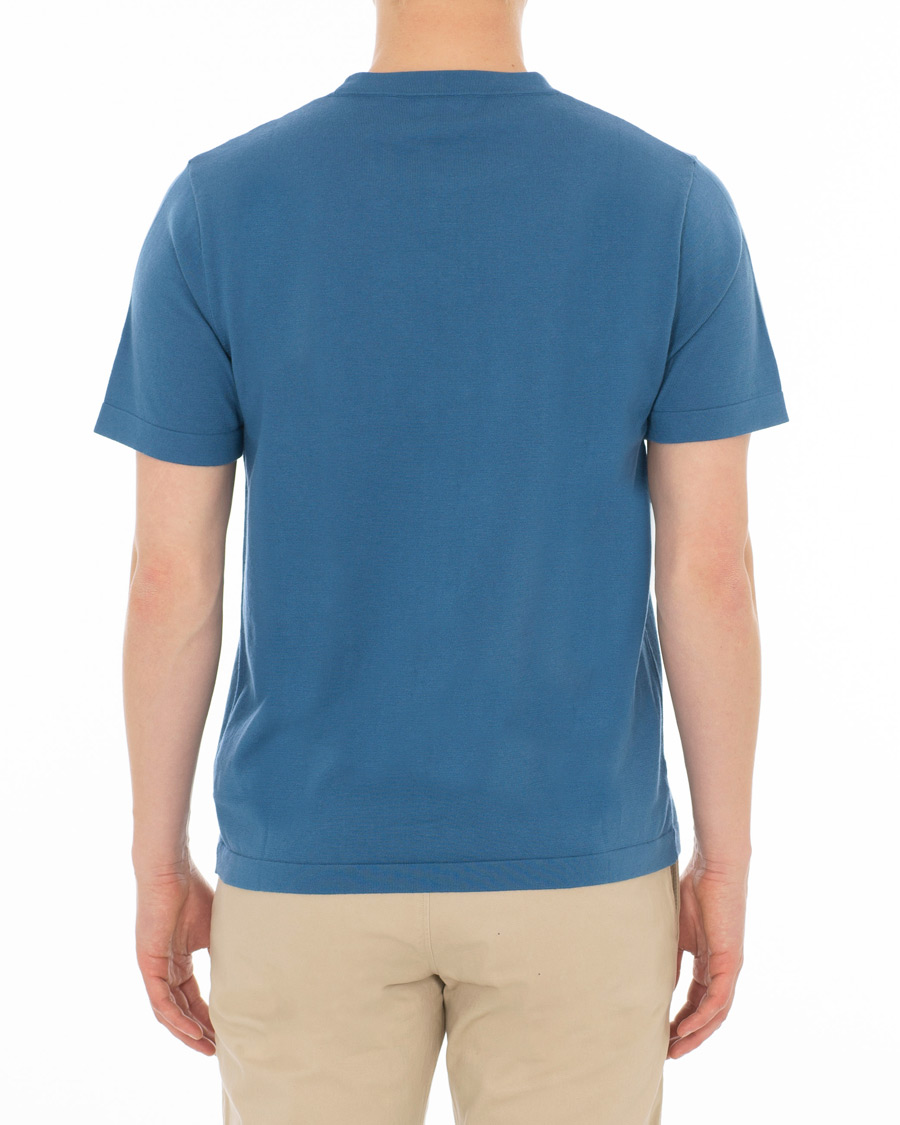 Heren | T-shirts | J.Crew | Pima/Silk T-shirt Deep Blue