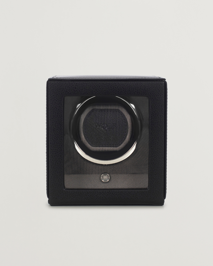 Heren | Horloge & juwelendozen | WOLF | Cub Single Winder With Cover Black
