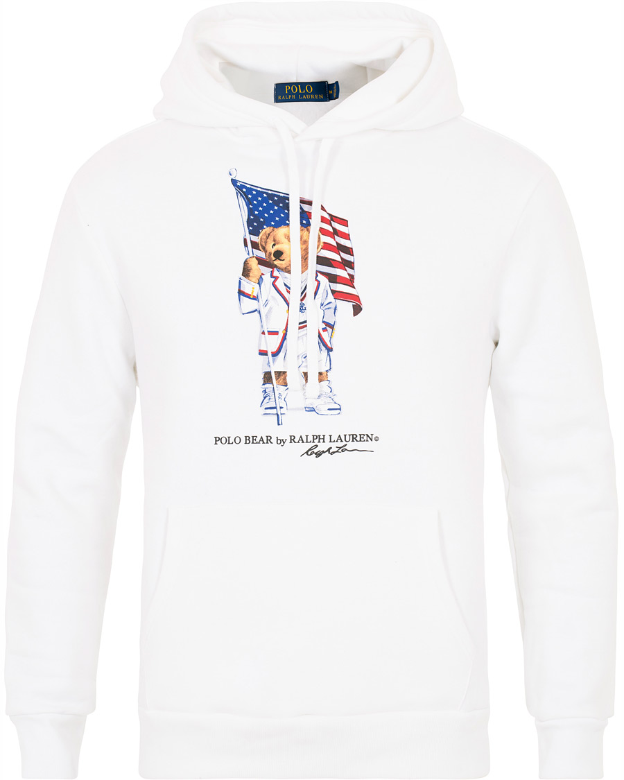 Heren | Truien | Polo Ralph Lauren | Chariots Of Fire Bear Hoodie White