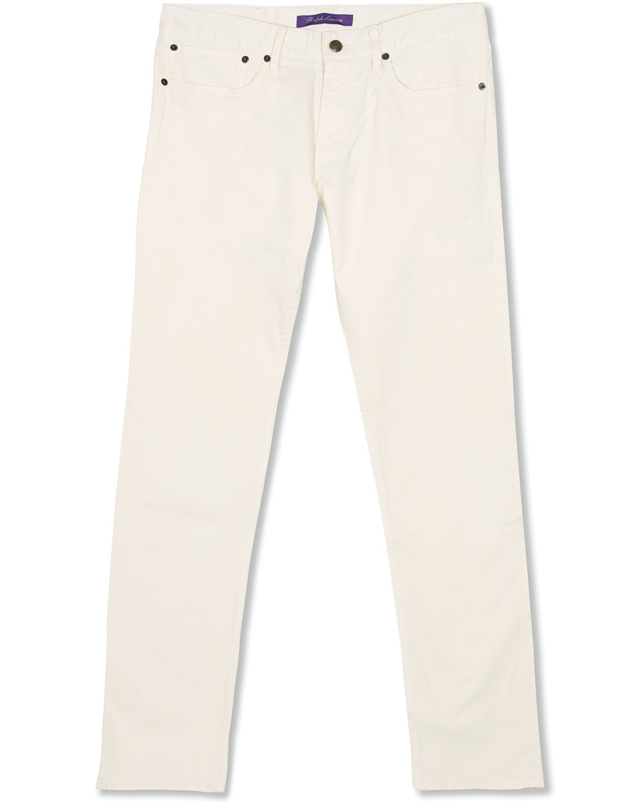Homme | Jeans | Ralph Lauren Purple Label | Thomson Slim Fit 5-pocket Jeans Classic Cream
