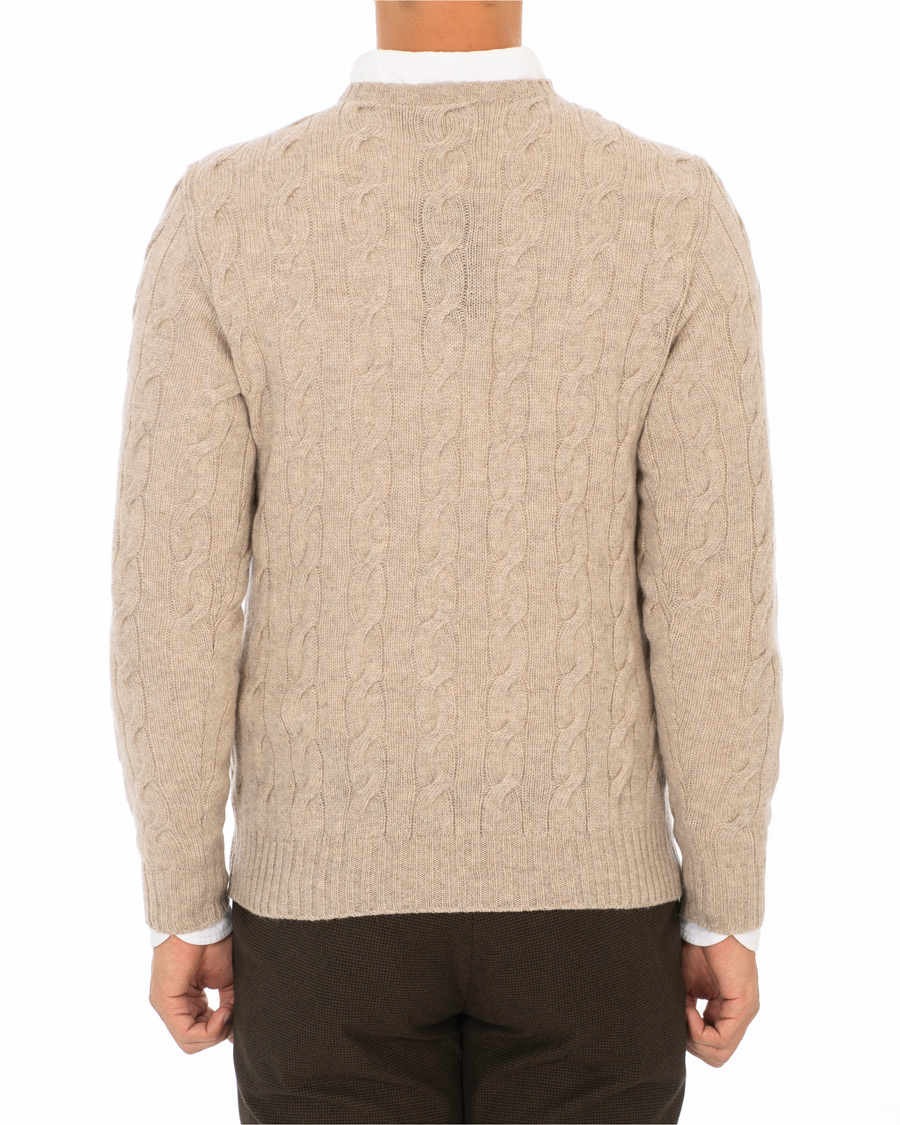 Homme | Pulls Et Tricots | Ralph Lauren Purple Label | Cashmere Cable Knit Oat Melange