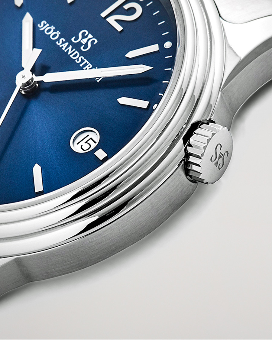 Heren | Sjöö Sandström Royal Steel Classic 41mm Blue and Steel | Sjöö Sandström | Royal Steel Classic 41mm Blue and Steel