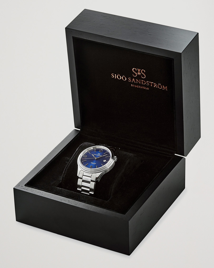 Heren | Sjöö Sandström Royal Steel Classic 41mm Blue and Steel | Sjöö Sandström | Royal Steel Classic 41mm Blue and Steel