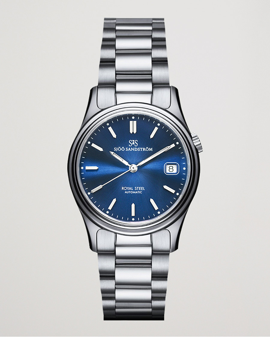 Homme | Sjöö Sandström Royal Steel Classic 36mm Blue and Steel | Sjöö Sandström | Royal Steel Classic 36mm Blue and Steel