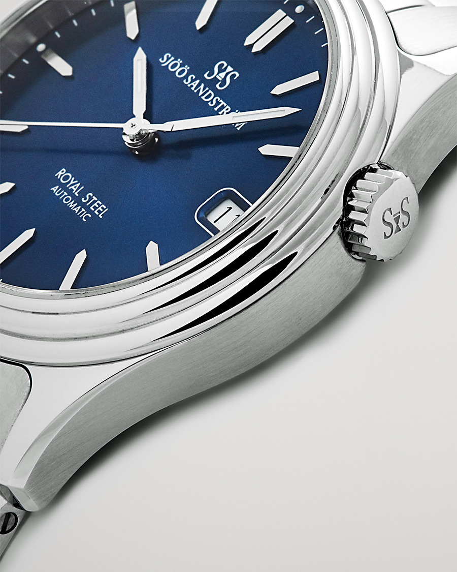Homme | Sjöö Sandström Royal Steel Classic 36mm Blue and Steel | Sjöö Sandström | Royal Steel Classic 36mm Blue and Steel