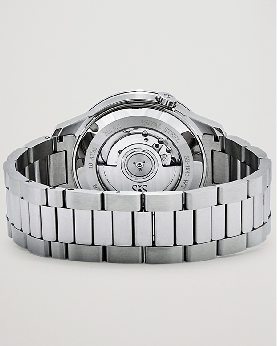 Heren | Sjöö Sandström Royal Steel Worldtimer 41mm Blue with Steel | Sjöö Sandström | Royal Steel Worldtimer 41mm Blue with Steel