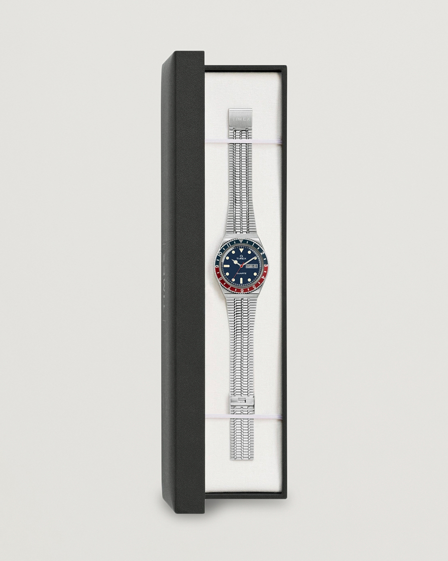 Heren | Timex Q Reissue 1979 Silver/Blue Dial | Timex | Q Reissue 1979 Silver/Blue Dial
