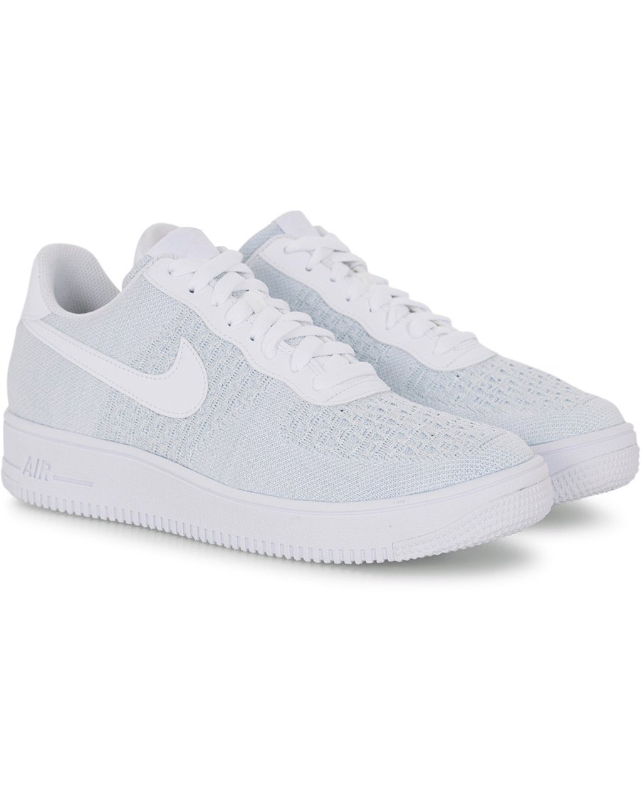 Homme | Nike Air Force 1 Flyknit Sneaker White | Nike | Air Force 1 Flyknit Sneaker White