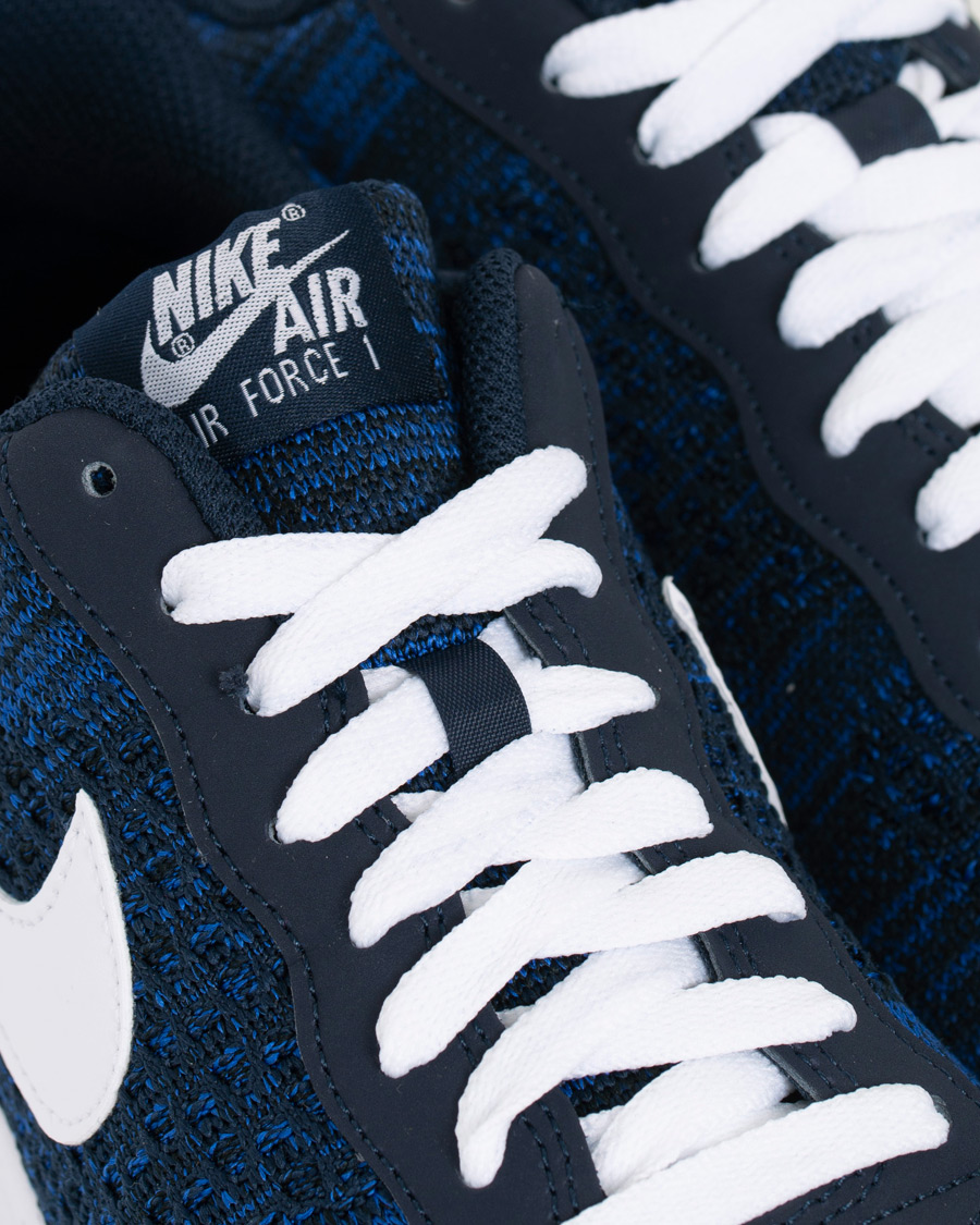 Homme | Nike Air Force 1 Flyknit Sneaker Navy | Nike | Air Force 1 Flyknit Sneaker Navy