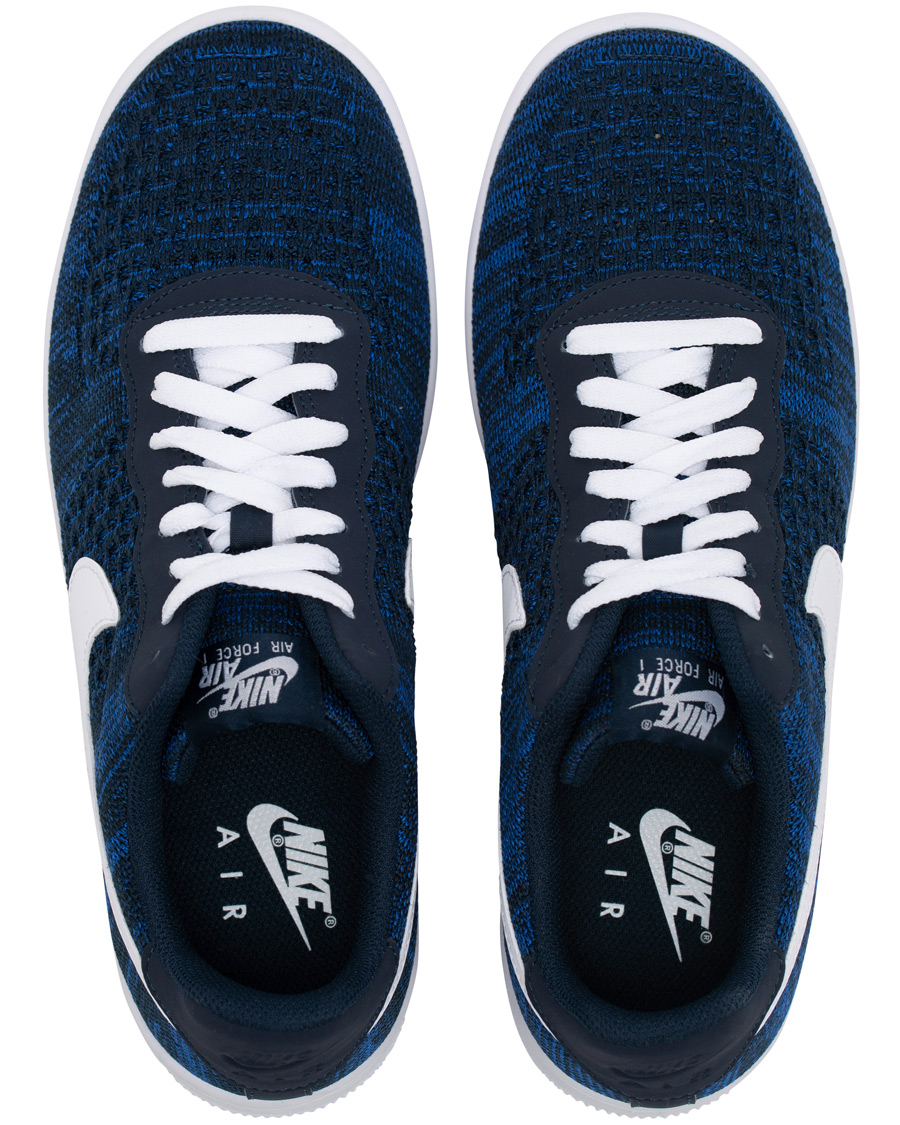 Homme | Nike Air Force 1 Flyknit Sneaker Navy | Nike | Air Force 1 Flyknit Sneaker Navy