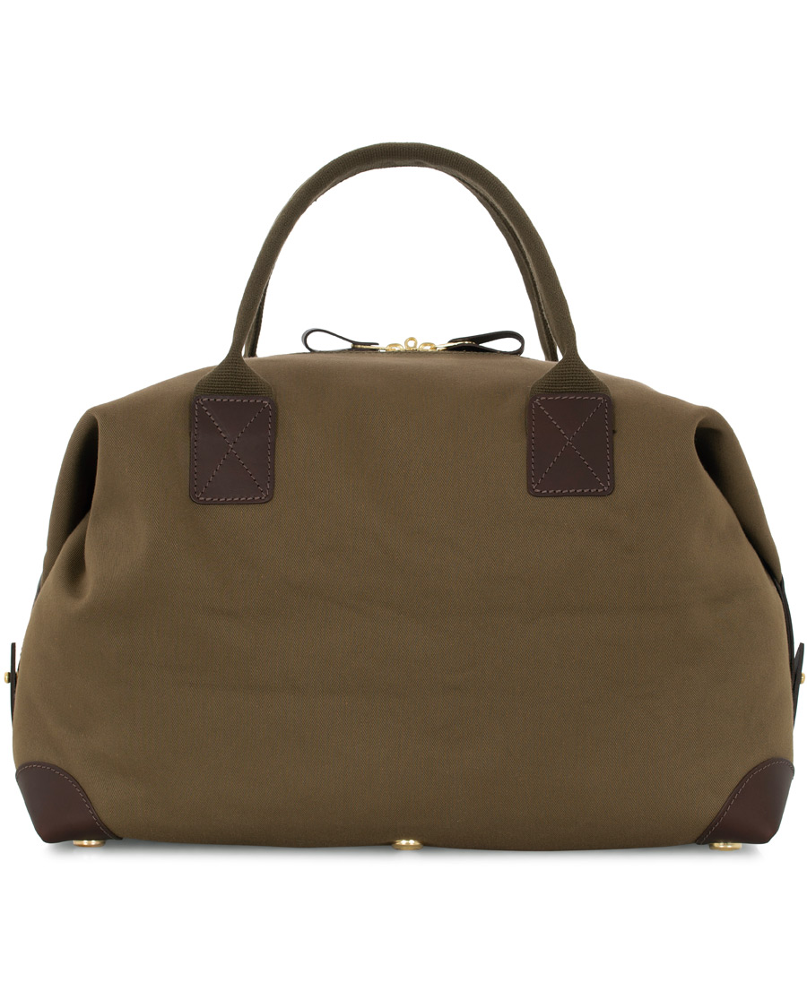 Homme | Chapman Bags Medium Classic Holdall Canvas Weekendbag Deep Olive | Chapman Bags | Medium Classic Holdall Canvas Weekendbag Deep Olive