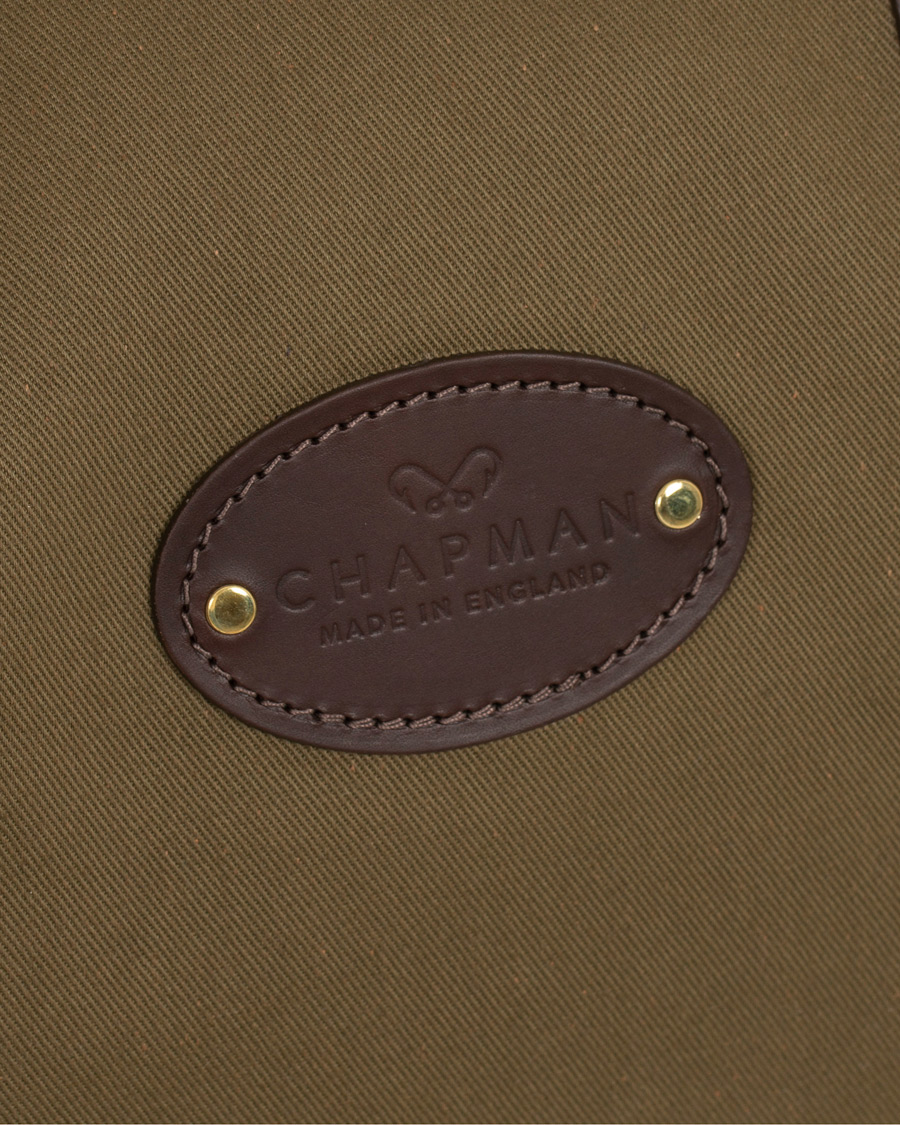 Homme | Chapman Bags Medium Classic Holdall Canvas Weekendbag Deep Olive | Chapman Bags | Medium Classic Holdall Canvas Weekendbag Deep Olive