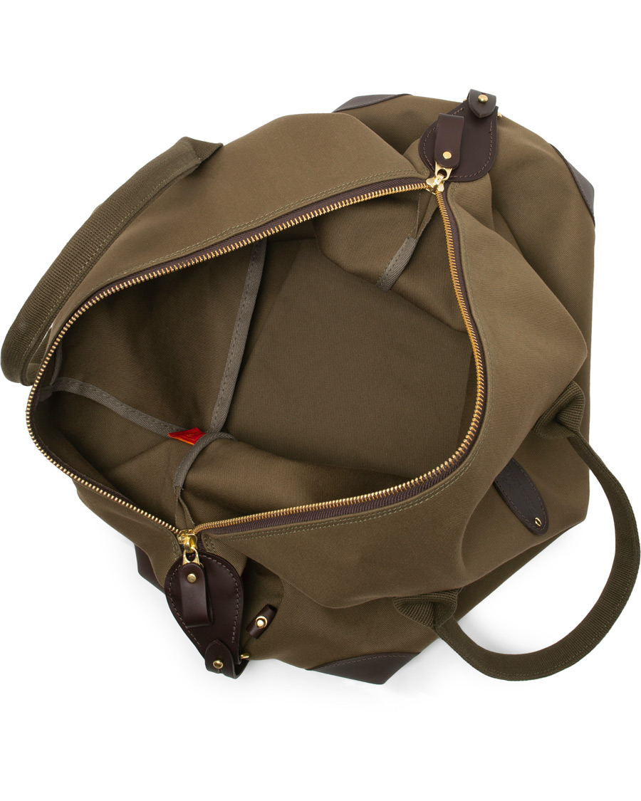 Homme | Chapman Bags Medium Classic Holdall Canvas Weekendbag Deep Olive | Chapman Bags | Medium Classic Holdall Canvas Weekendbag Deep Olive