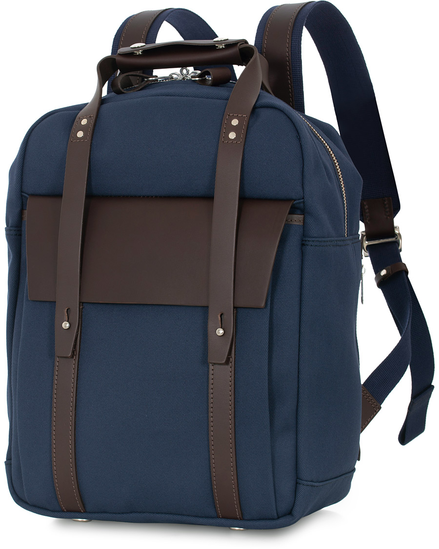 Heren | Chapman Bags Ribble Canvas Rucksack Navy | Chapman Bags | Ribble Canvas Rucksack Navy
