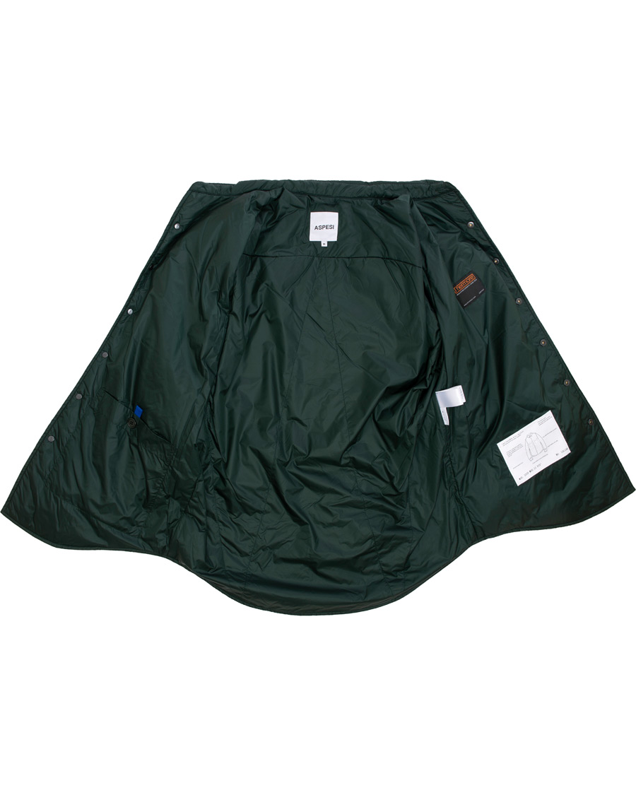 Homme | Manteaux Et Vestes | Aspesi | Marvin Nylon Shirt Jacket Dark Green