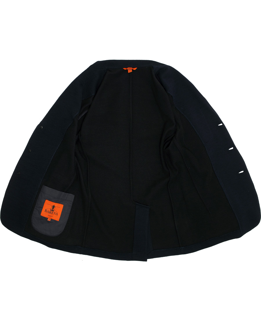 Heren | Blazers | Barena | Torceo Jersey Blazer Navy